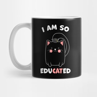 Black Cat Graduation Gift Cat Lover Mug